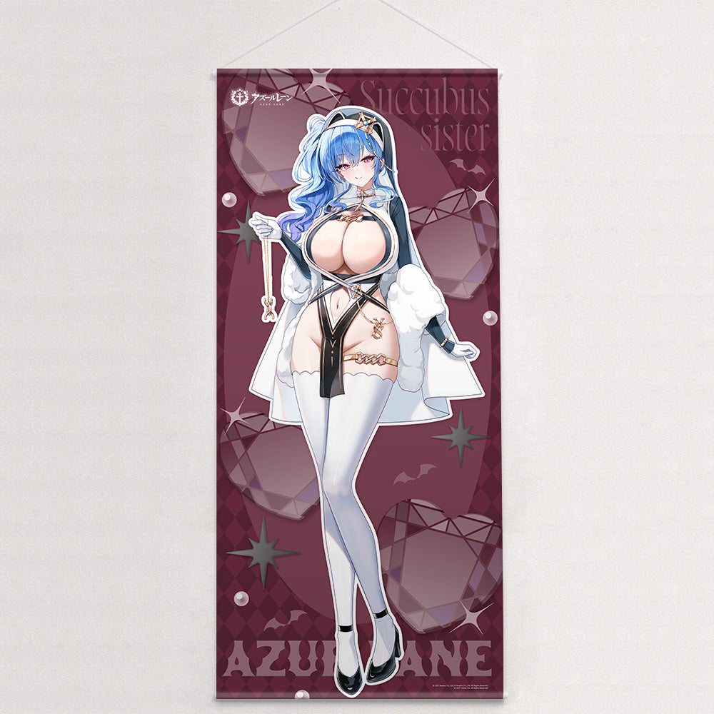 Azur Lane Original Illustration Succubus Sister Extra-Large Wall Scroll St.Louis - Key-th