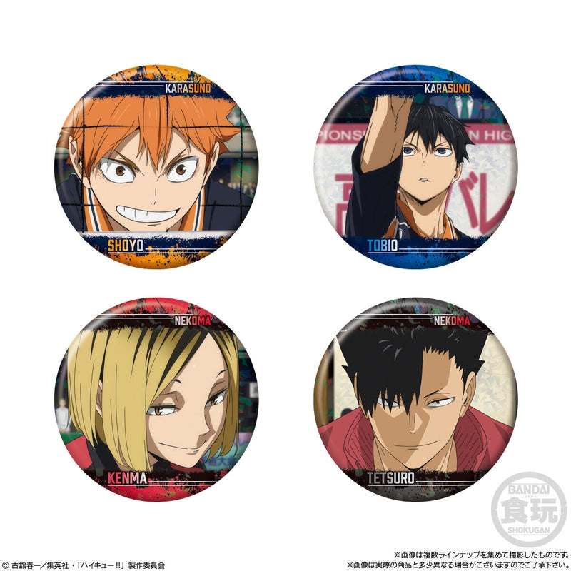 BANDAI Candy Haikyu!! The Movie Battle at the Garbage Dump Can Badge Biscuit (Haikyu!!)
