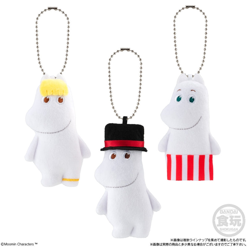 BANDAI Candy Moomin Fluffy Mascot (Moomin)