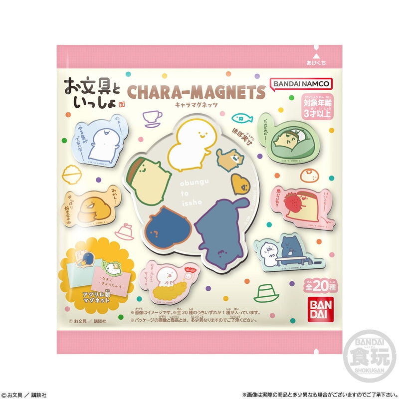 BANDAI Candy Obungu to Issho Character Magnets