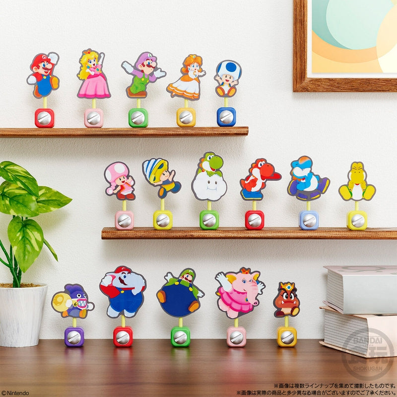 BANDAI Candy Super Mario Bros. Wonder Panel Clip Stand (Super Mario Bros.)