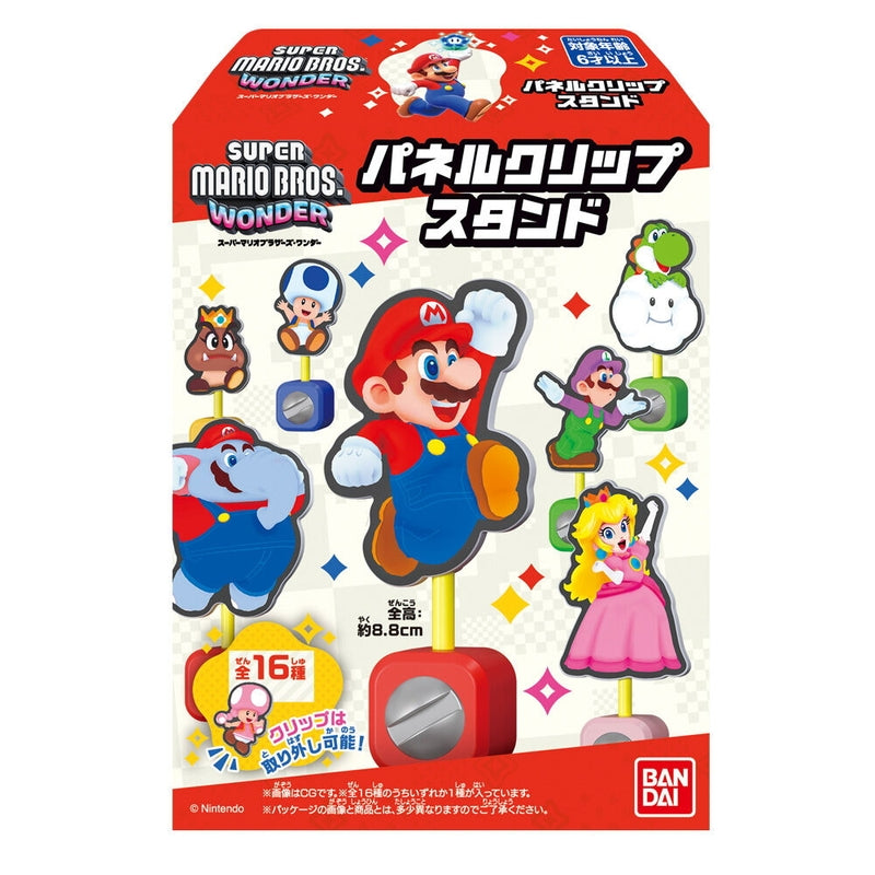 BANDAI Candy Super Mario Bros. Wonder Panel Clip Stand (Super Mario Bros.)