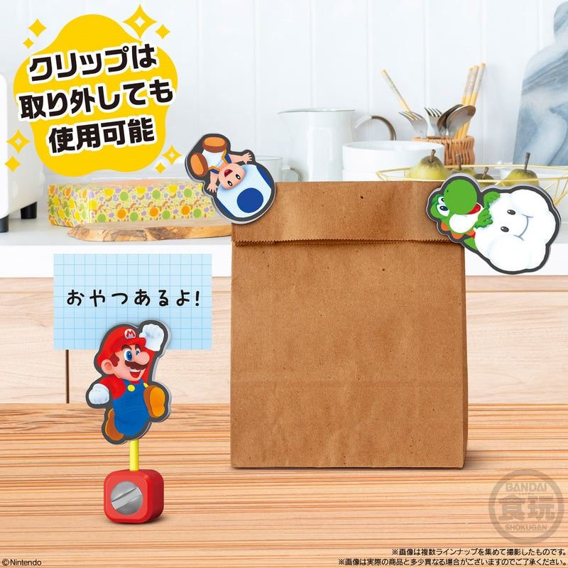 BANDAI Candy Super Mario Bros. Wonder Panel Clip Stand (Super Mario Bros.)