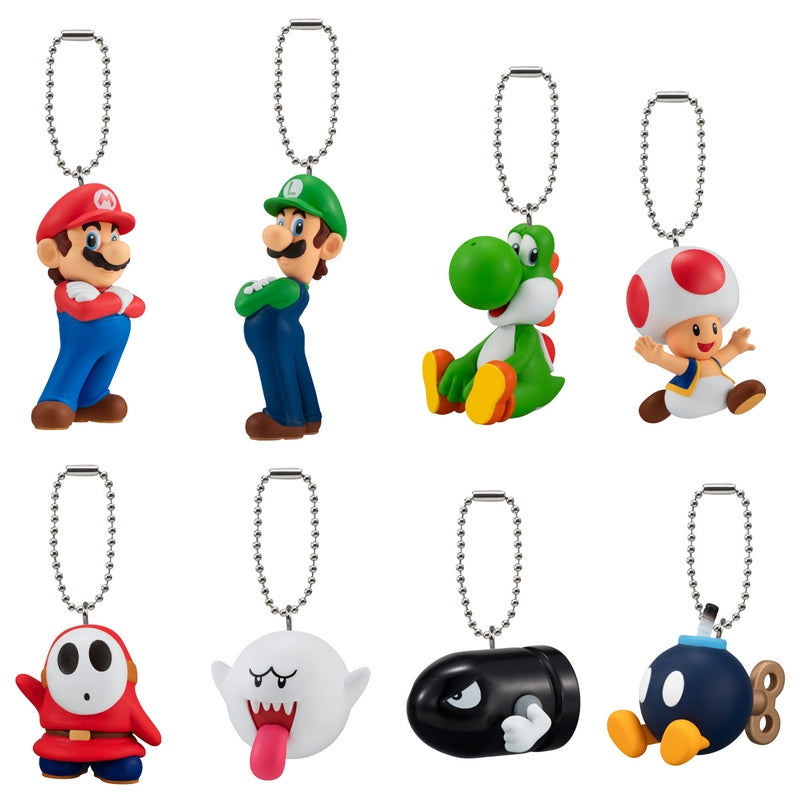 BANDAI Candy Super Mario Mascot Charm Collection (Super Mario)