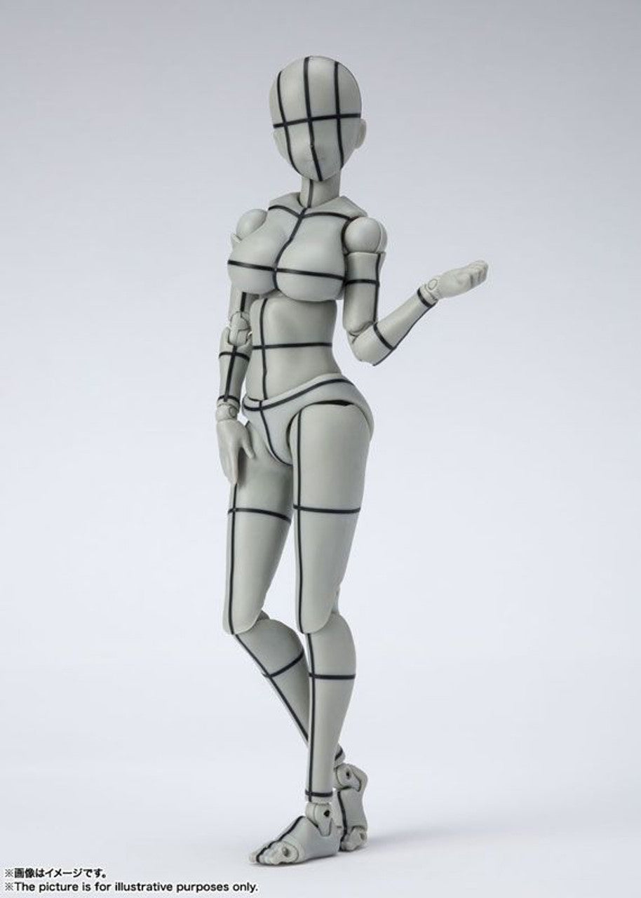 Bandai S.H.Figuarts Body-chan -Kentaro Yabuki- Edition Wire Frame (Gray Color Ver.) (Completed)