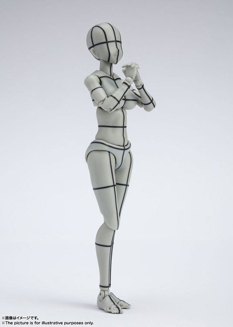 Bandai S.H.Figuarts Body-chan -Kentaro Yabuki- Edition Wire Frame (Gray Color Ver.) (Completed)