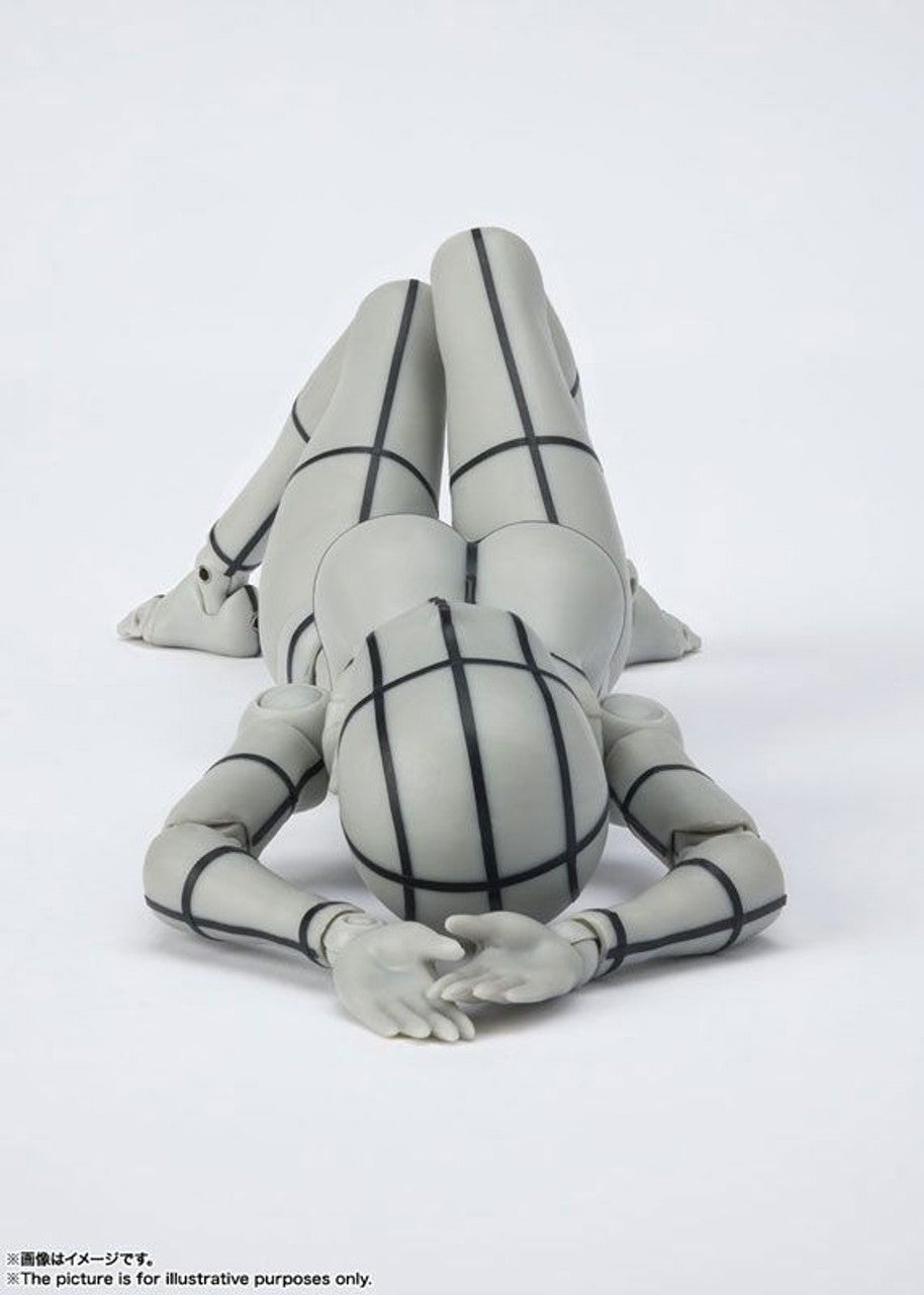 Bandai S.H.Figuarts Body-chan -Kentaro Yabuki- Edition Wire Frame (Gray Color Ver.) (Completed)