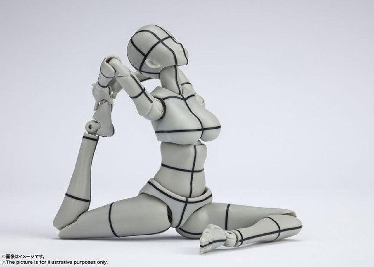 Bandai S.H.Figuarts Body-chan -Kentaro Yabuki- Edition Wire Frame (Gray Color Ver.) (Completed)
