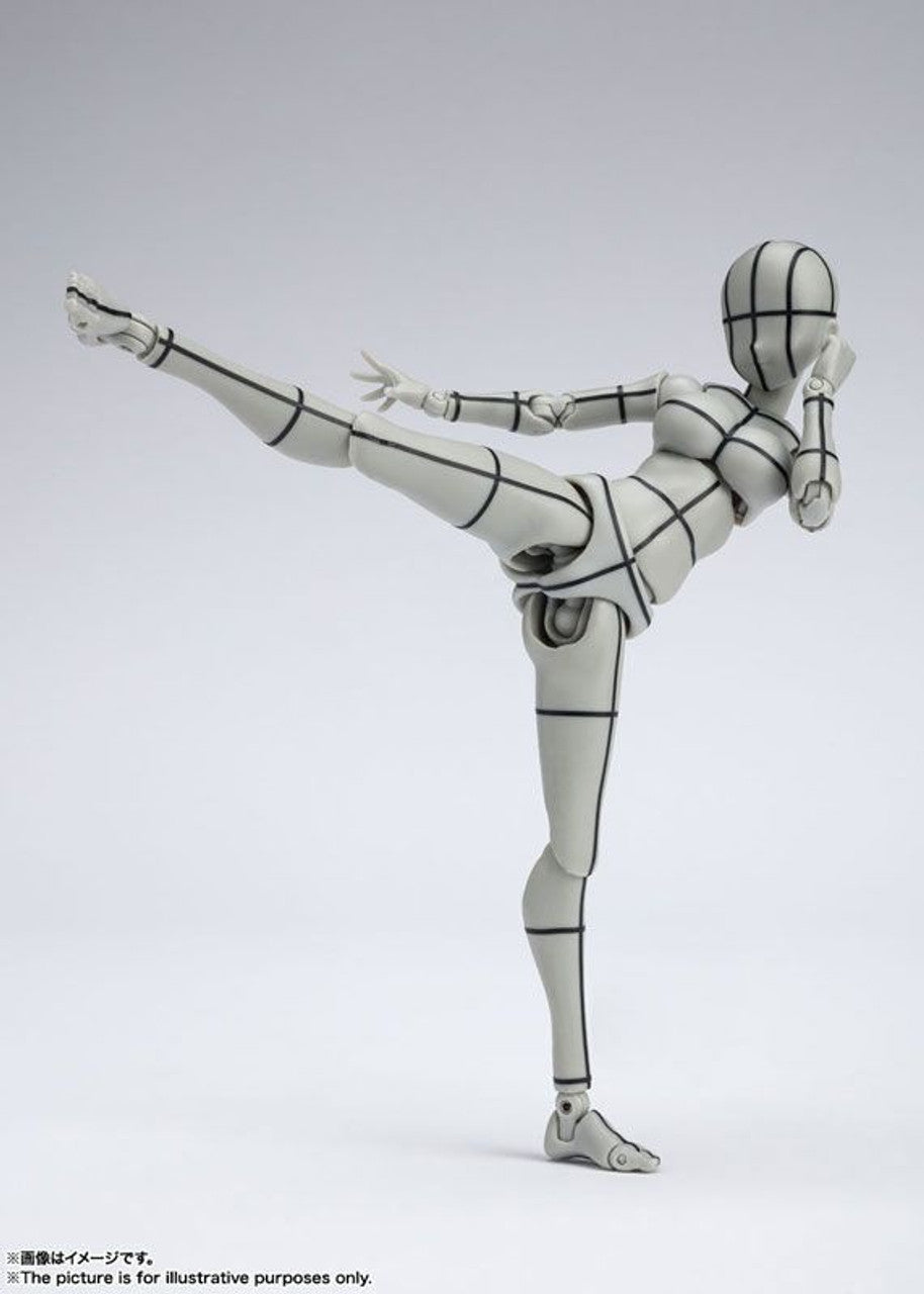Bandai S.H.Figuarts Body-chan -Kentaro Yabuki- Edition Wire Frame (Gray Color Ver.) (Completed)