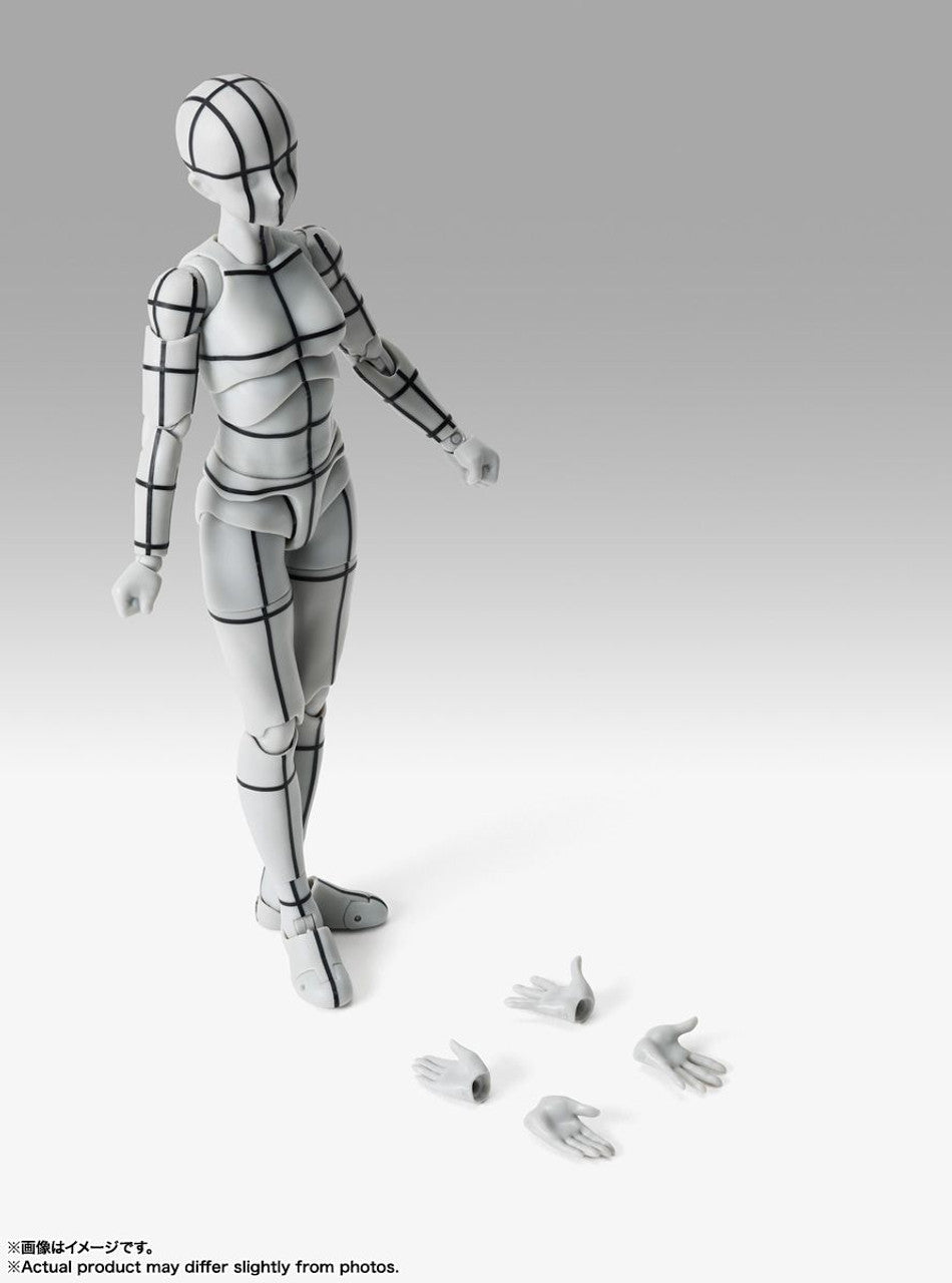 Bandai S.H.Figuarts Body-chan -Sport- Edition -Wire Frame- (Gray Color Ver.) (Completed)