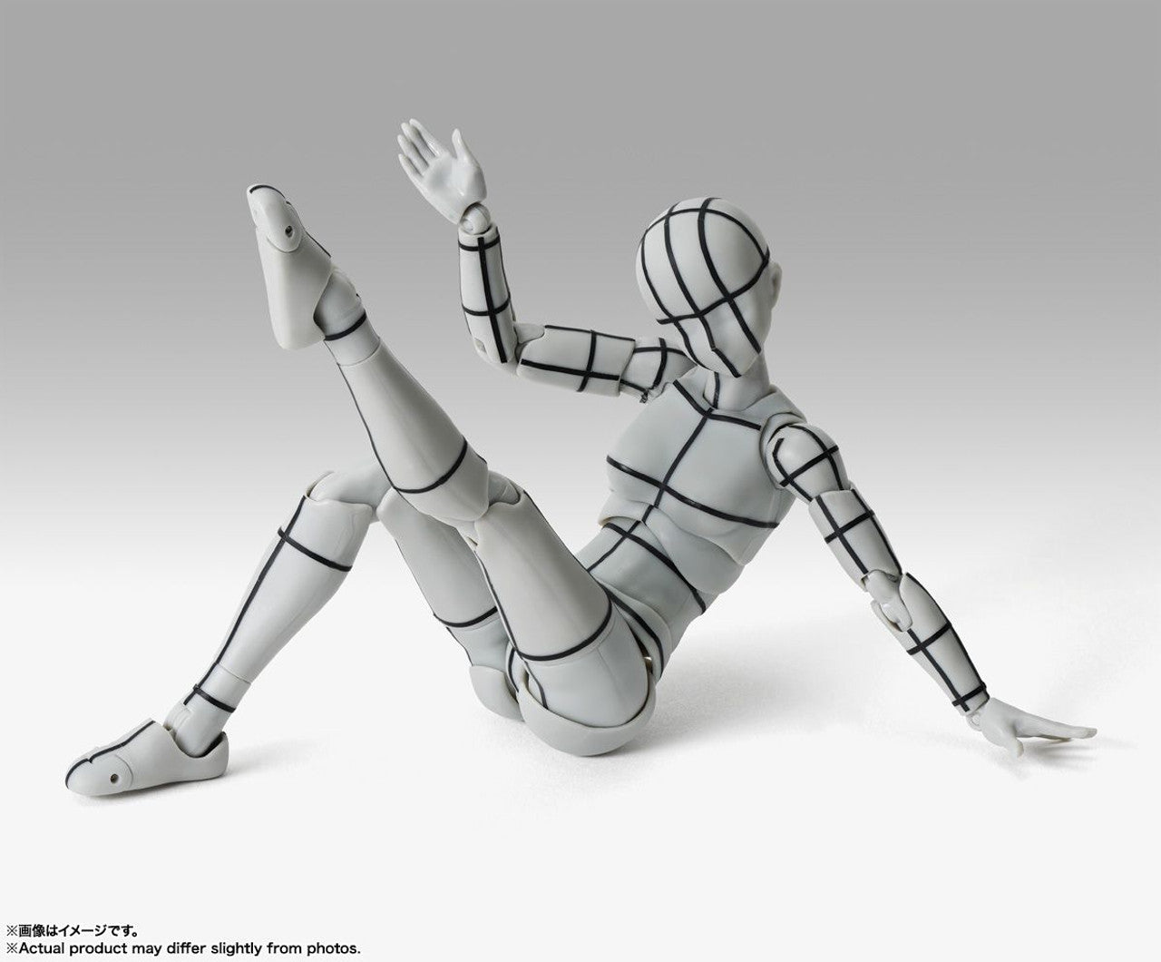 Bandai S.H.Figuarts Body-chan -Sport- Edition -Wire Frame- (Gray Color Ver.) (Completed)