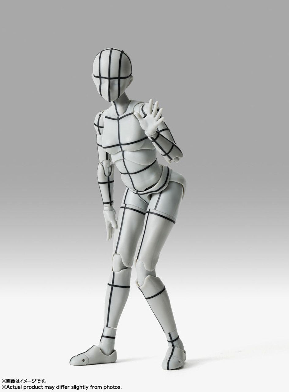 Bandai S.H.Figuarts Body-chan -Sport- Edition -Wire Frame- (Gray Color Ver.) (Completed)