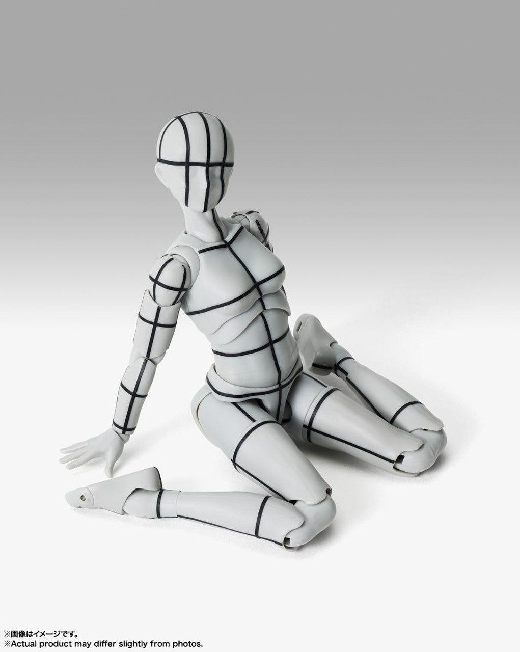 Bandai S.H.Figuarts Body-chan -Sport- Edition -Wire Frame- (Gray Color Ver.) (Completed)