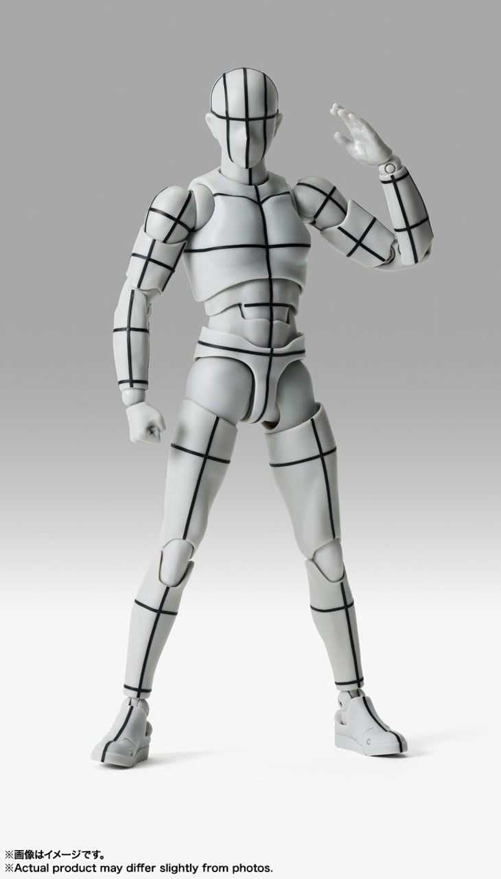 Bandai S.H.Figuarts Body-kun -Sport- Edition -Wire Frame- (Gray Color Ver.) (Completed)