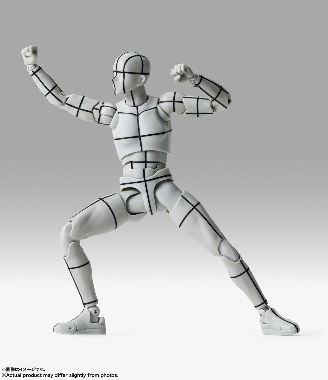 Bandai S.H.Figuarts Body-kun -Sport- Edition -Wire Frame- (Gray Color Ver.) (Completed)