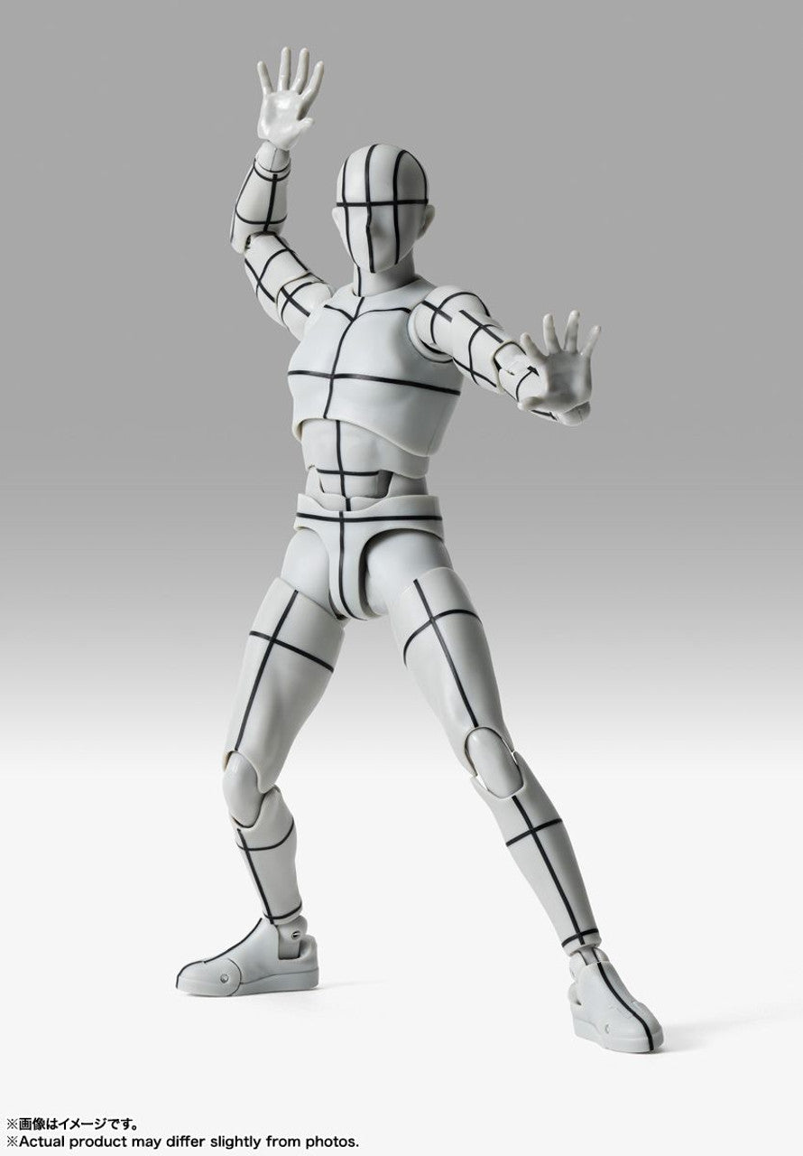 Bandai S.H.Figuarts Body-kun -Sport- Edition -Wire Frame- (Gray Color Ver.) (Completed)
