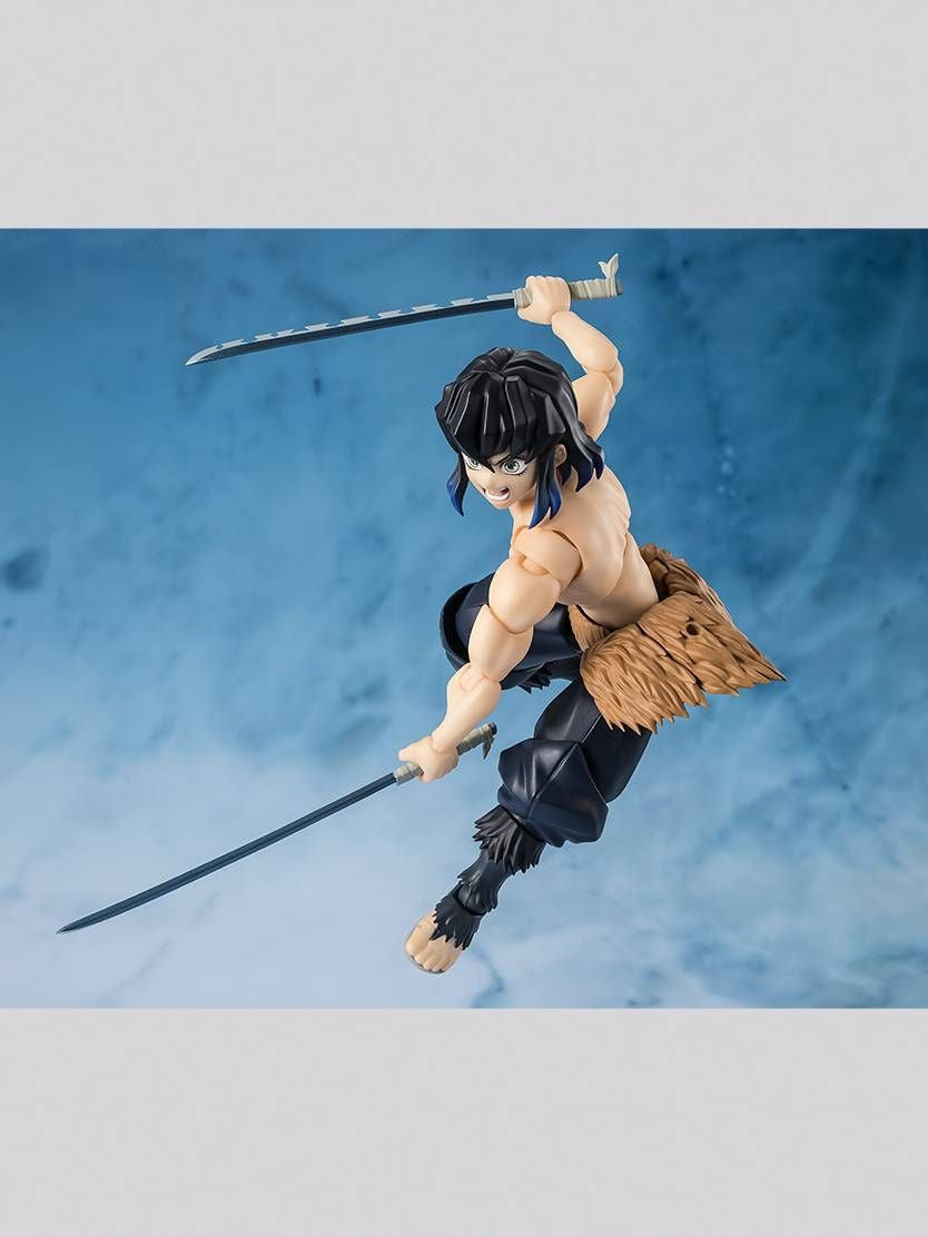 Bandai S.H.Figuarts Inosuke Hashibira (Completed) (Demon Slayer: Kimetsu no Yaiba)