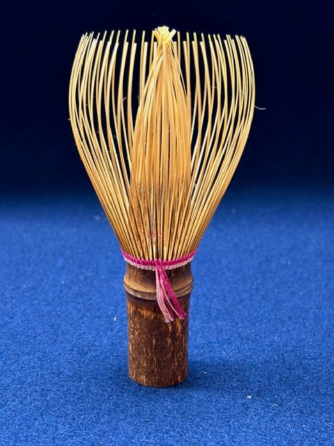 Black Bamboo Matcha Tea Whisk (Chasen) (Pink Thread) — Takayama Chasen