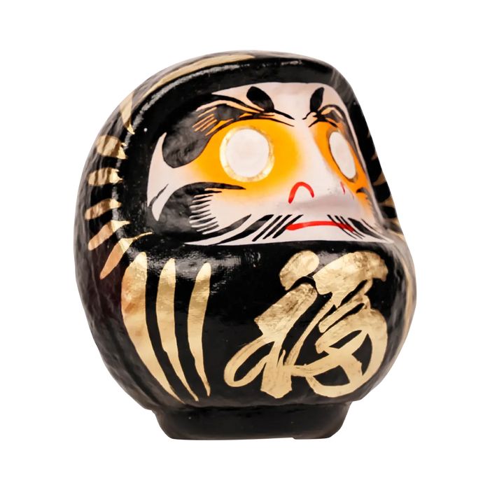 Daimonya Fortune Daruma Black 12cm