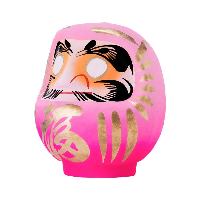 Daimonya Gradient Daruma Pink 12cm