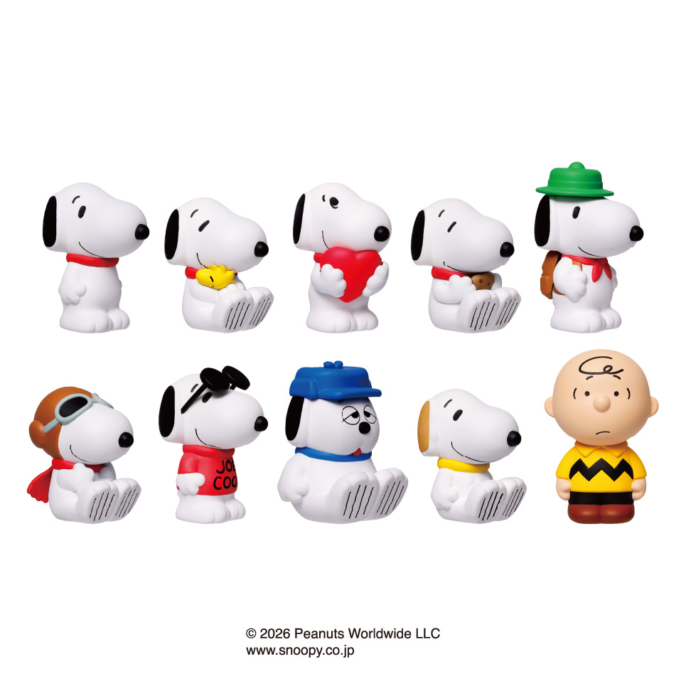 Ensky PEANUTS Sofubi Puppet Mascot (SNOOPY)