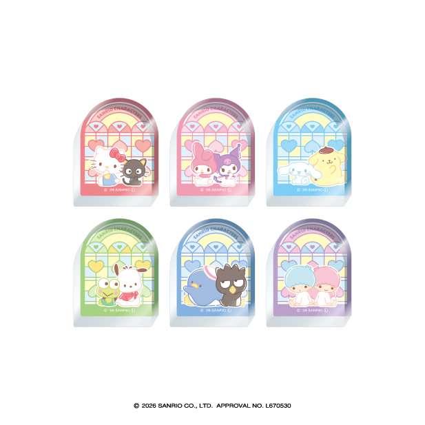 Ensky Sanrio Characters Acrylic Block (Sanrio Characters)