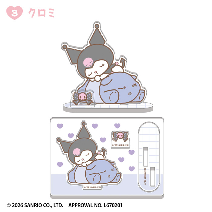 F-TOYS Sanrio Characters Always Together 2-Piece Acrylic Stand (Sanrio Characters)