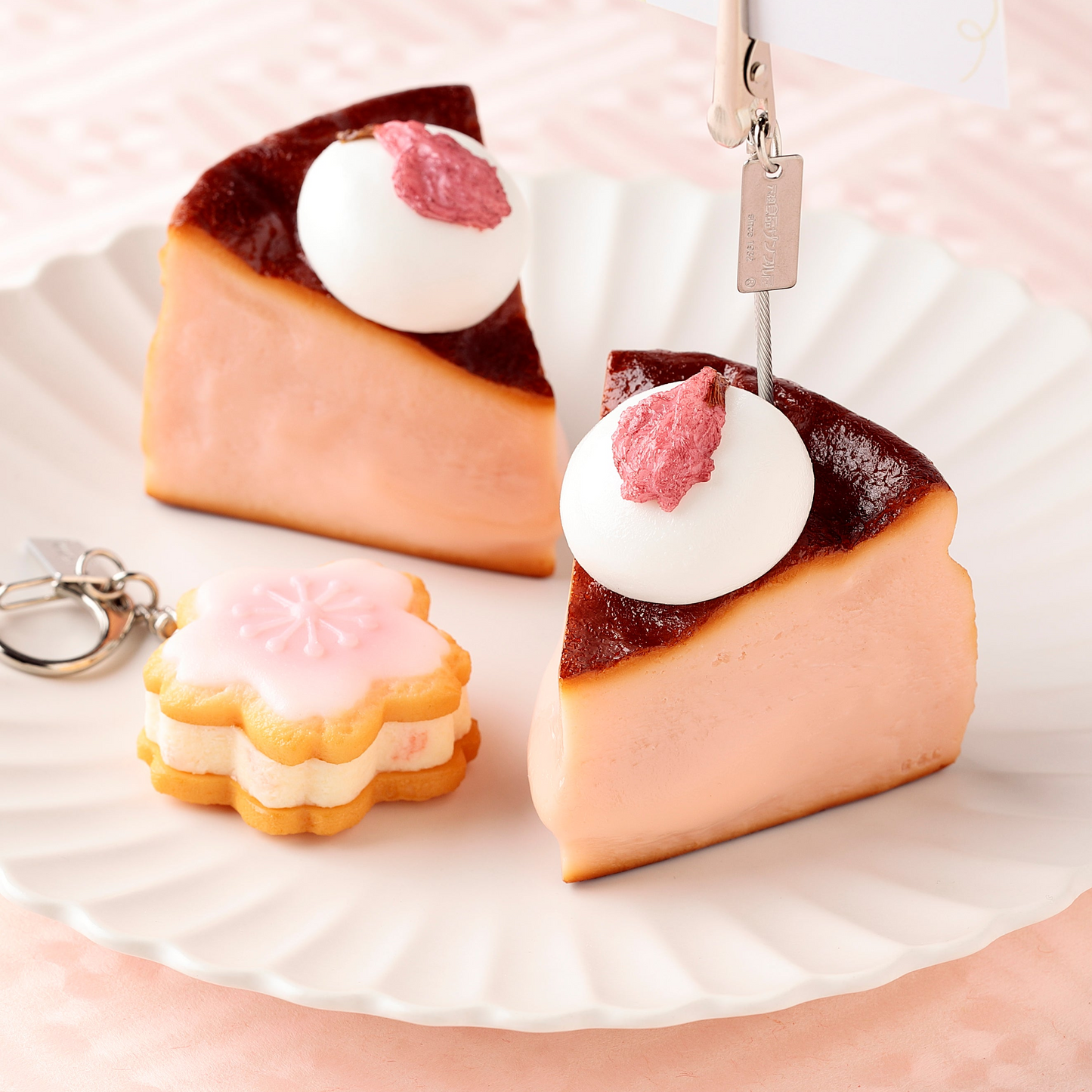 Fake Food / Sakura Basque Cheesecake / Clip