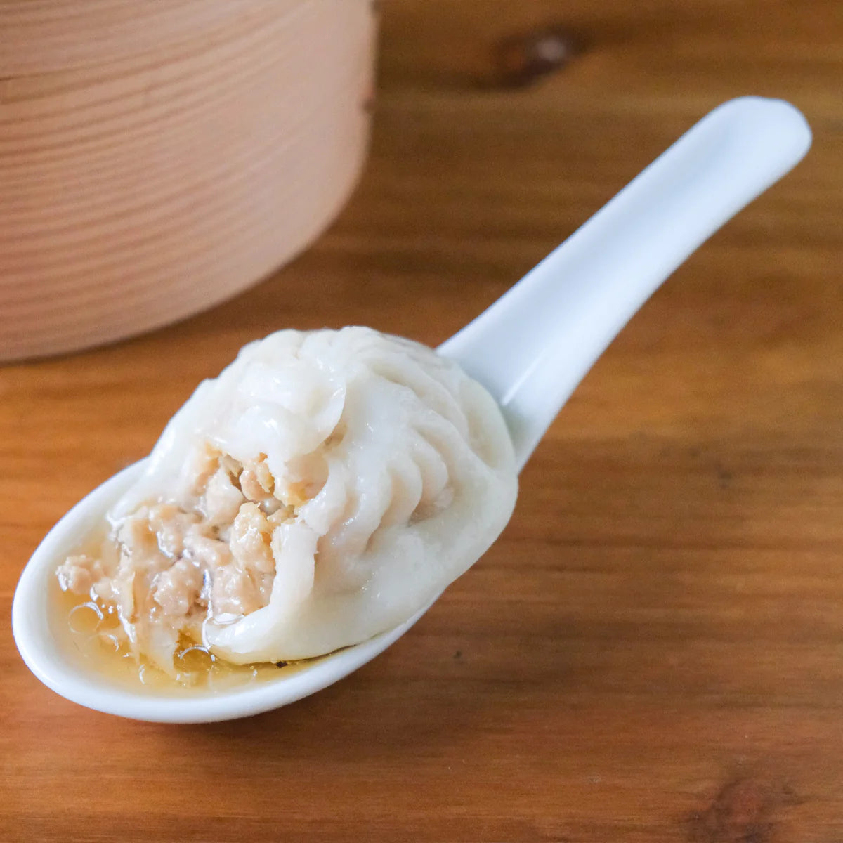 Fake Food / Xiaolongbao With A Spoon