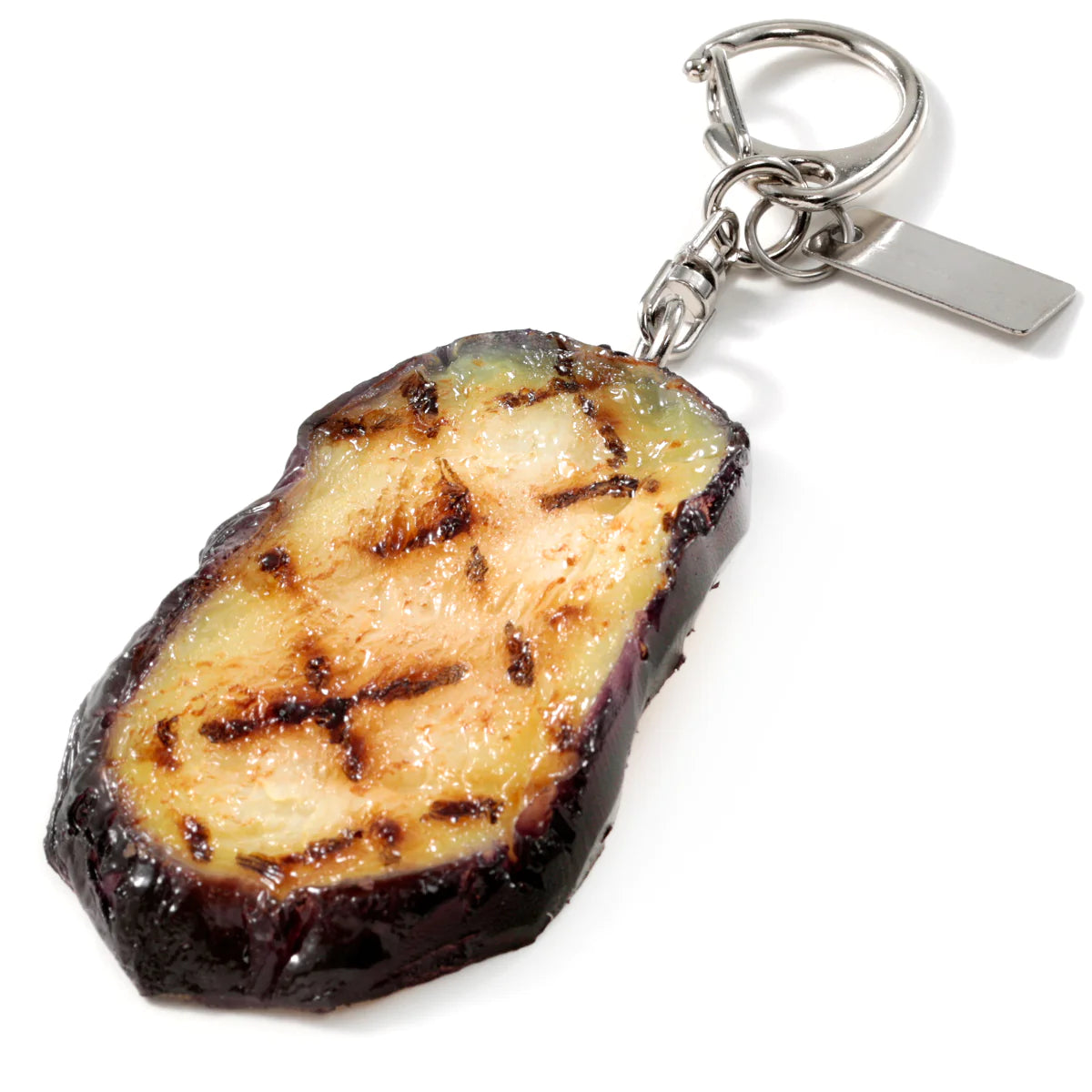 Fake Food / BBQ Eggplant / Key Ring