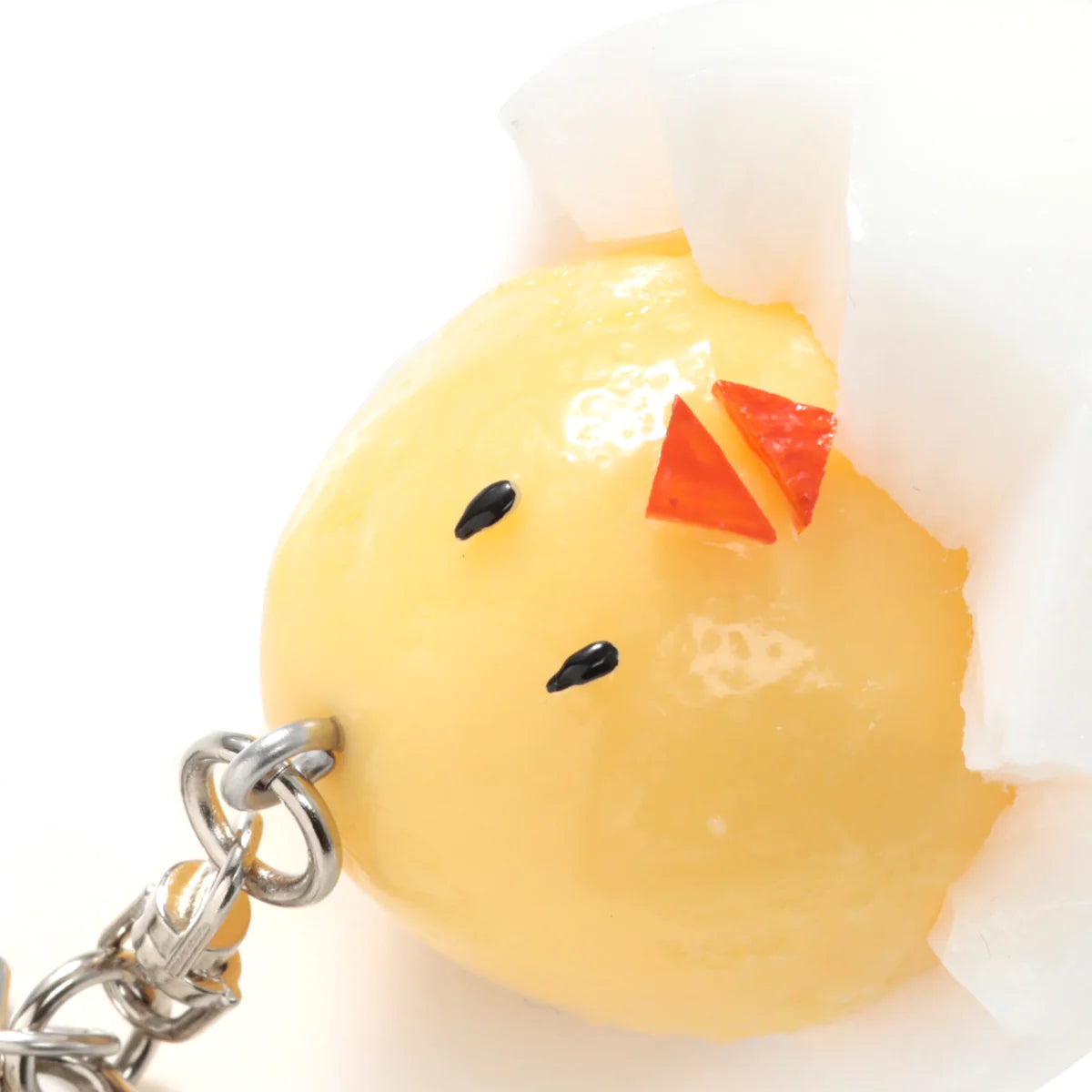 Fake Food / Boiled Egg Chick / Key Ring