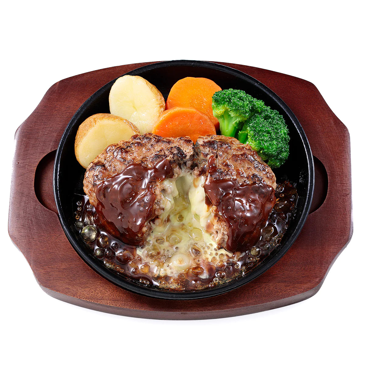 Fake Food / Cheese In Hamburg Steak