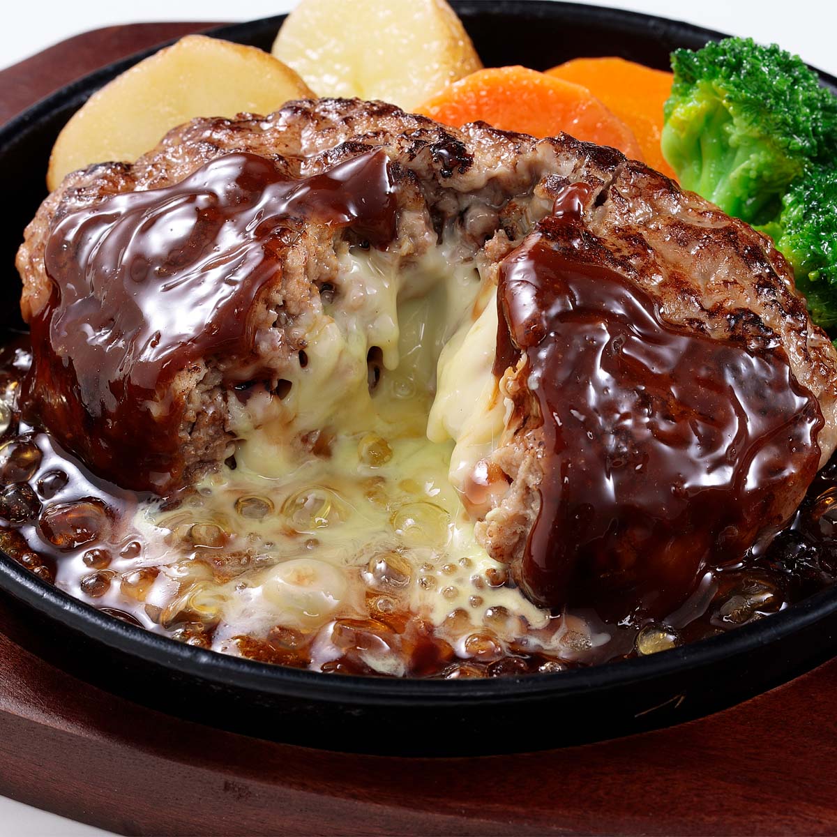 Fake Food / Cheese In Hamburg Steak