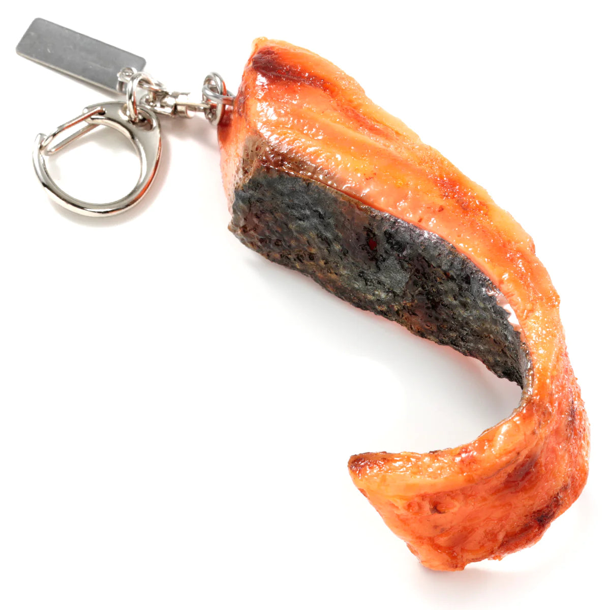 Fake Food / Grilled Salmon Belly / Key Ring