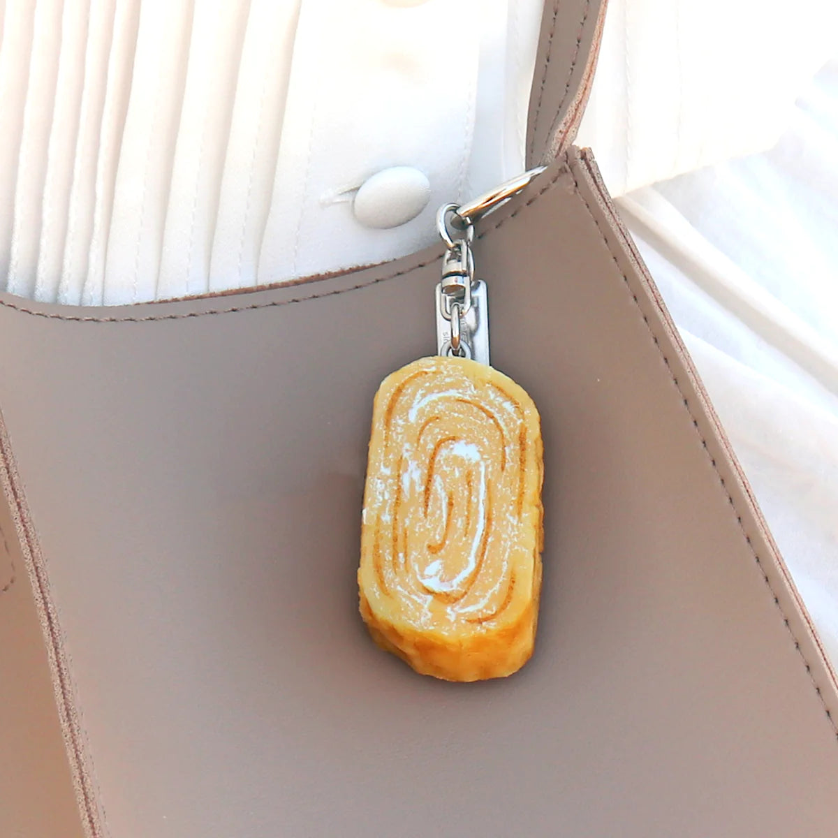 Fake Food / Japanese Omelet / Key Ring