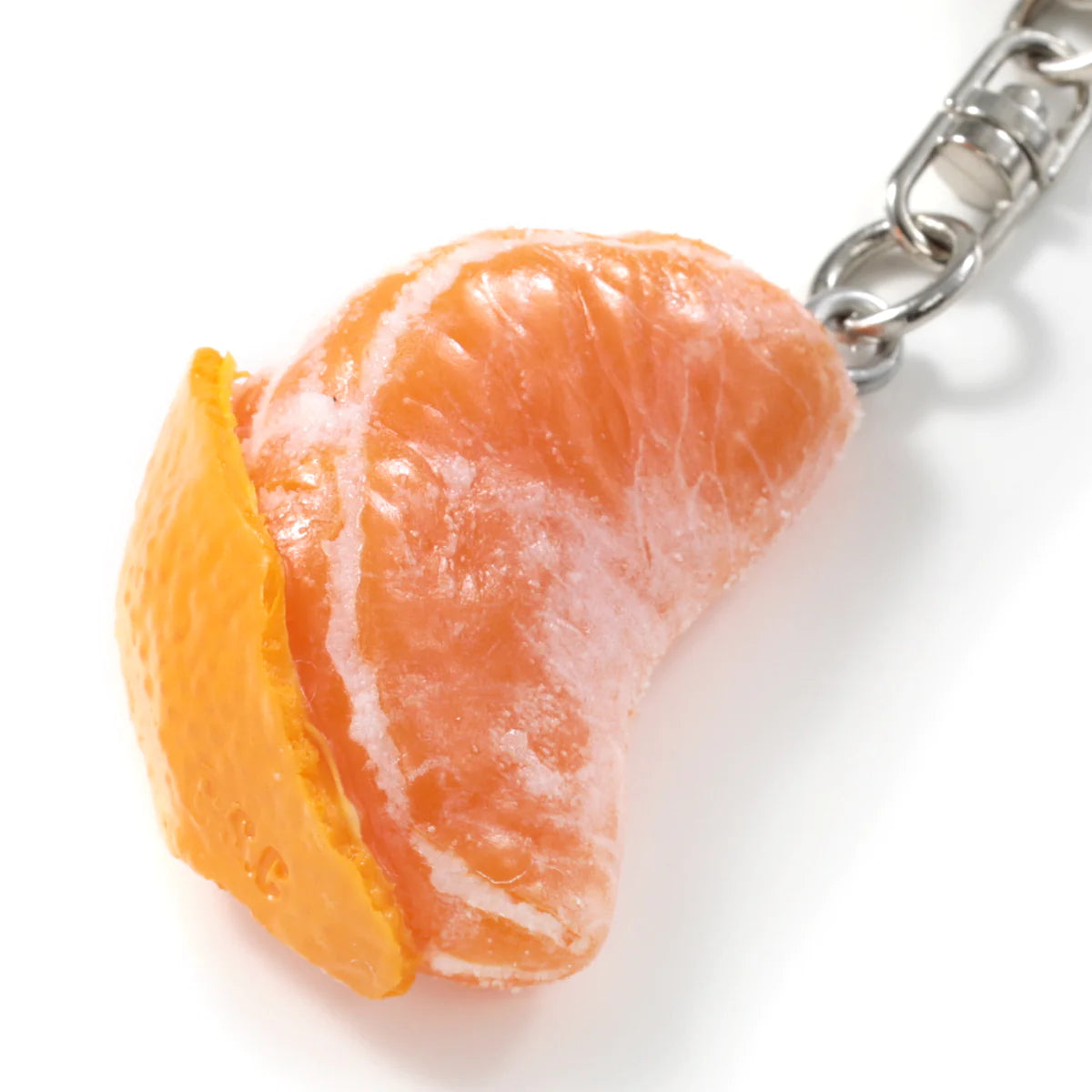 Fake Food / Mandarin Orange With Peel / Key Ring