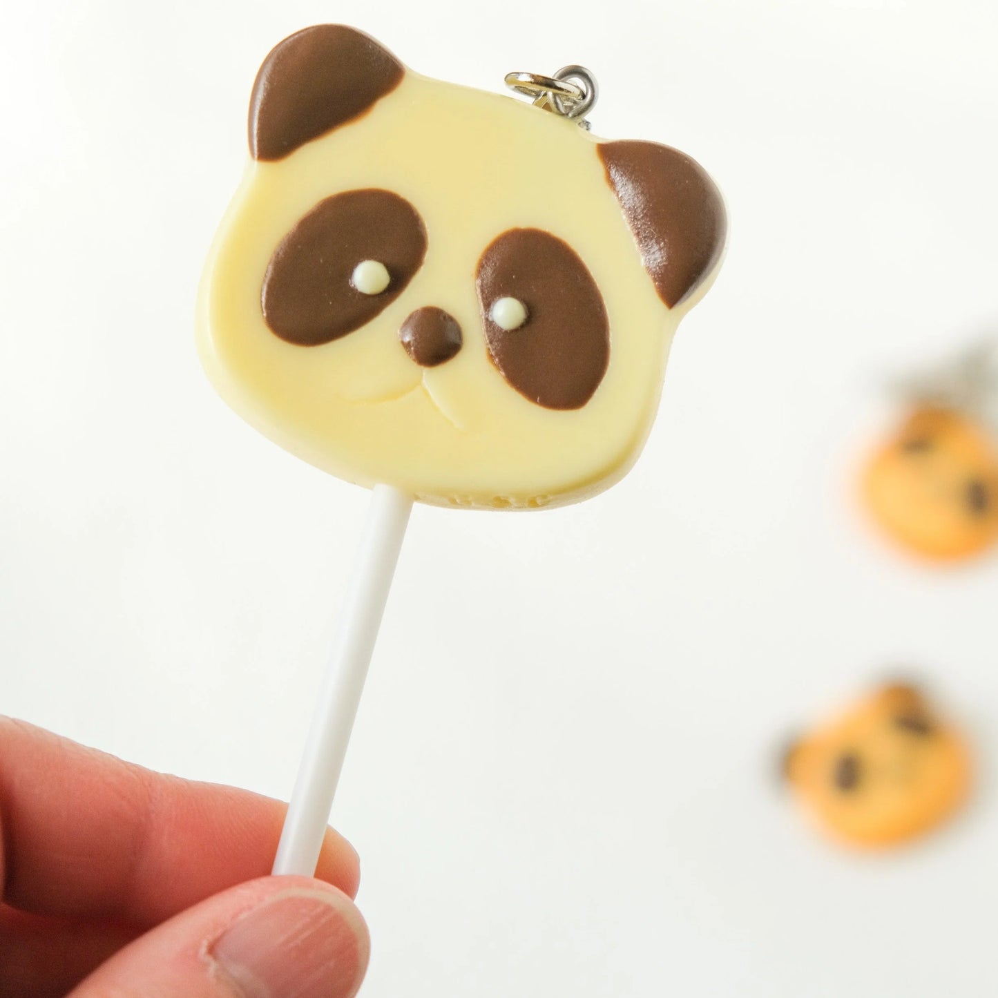 Fake Food / Panda Chocolate Stick / Key Ring