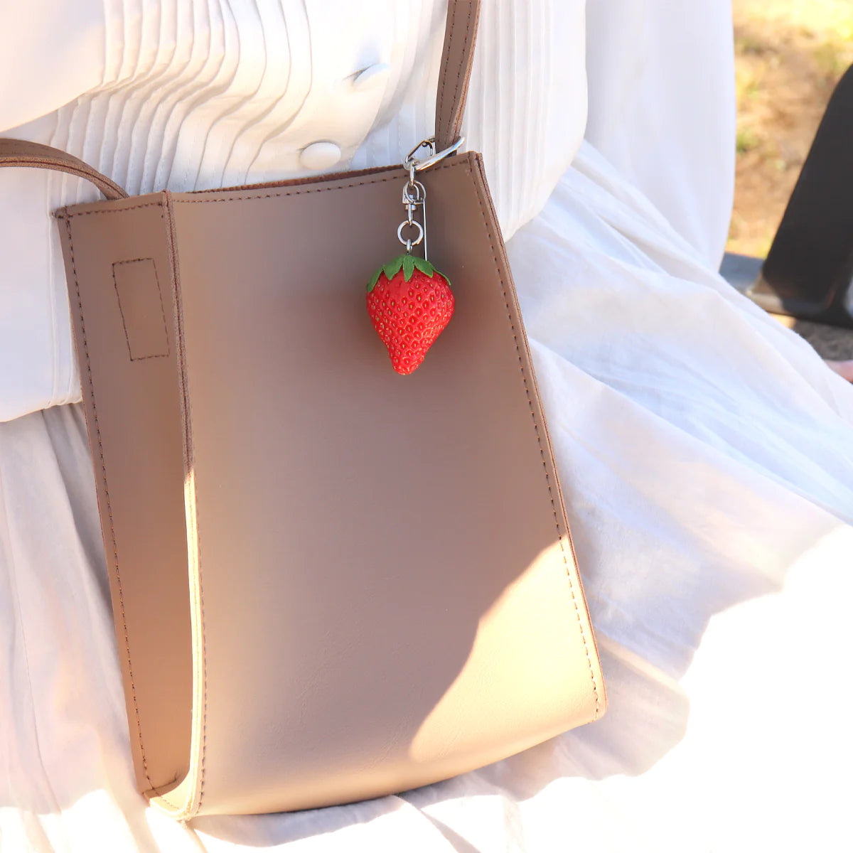 Fake Food / Strawberry / Key Ring