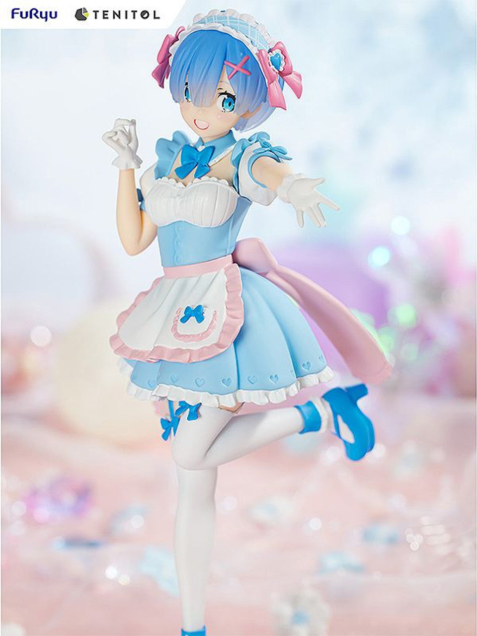 FuRyu TENITOL Yumekawa Maid Rem & Ram Figure Set w/Bonus (Re:ZERO -Starting Life in Another World-)