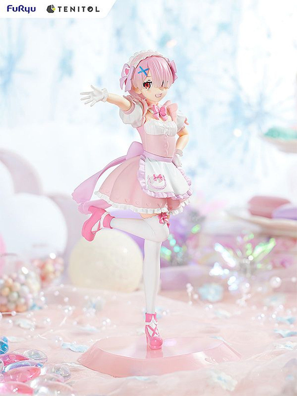 FuRyu TENITOL Yumekawa Maid Rem & Ram Figure Set w/Bonus (Re:ZERO -Starting Life in Another World-)