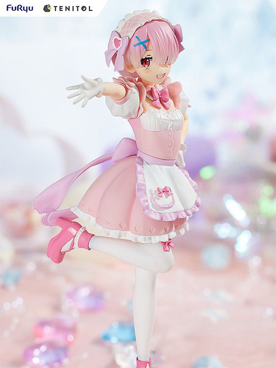 FuRyu TENITOL Yumekawa Maid Rem & Ram Figure Set w/Bonus (Re:ZERO -Starting Life in Another World-)