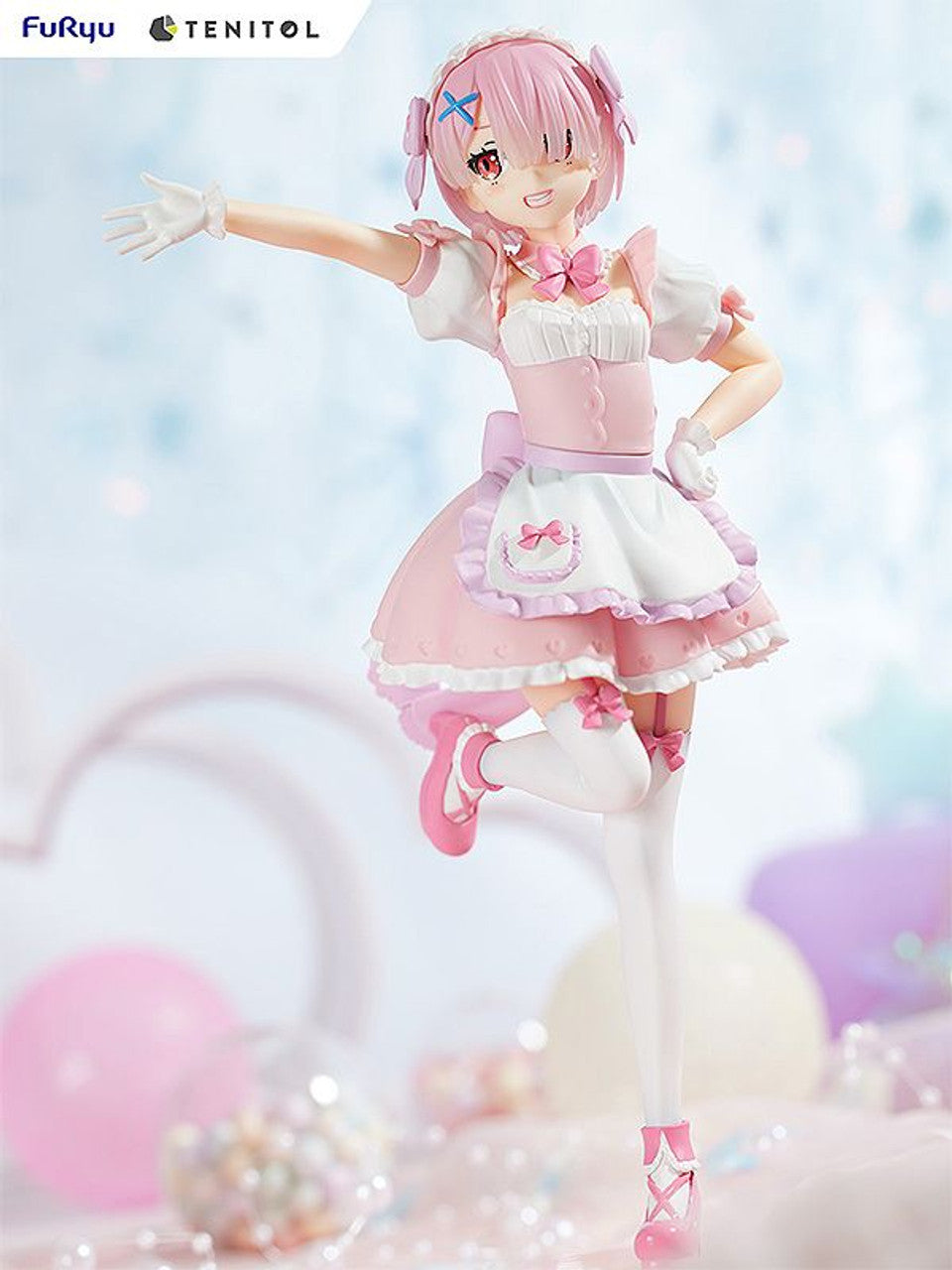 FuRyu TENITOL Yumekawa Maid Rem & Ram Figure Set w/Bonus (Re:ZERO -Starting Life in Another World-)