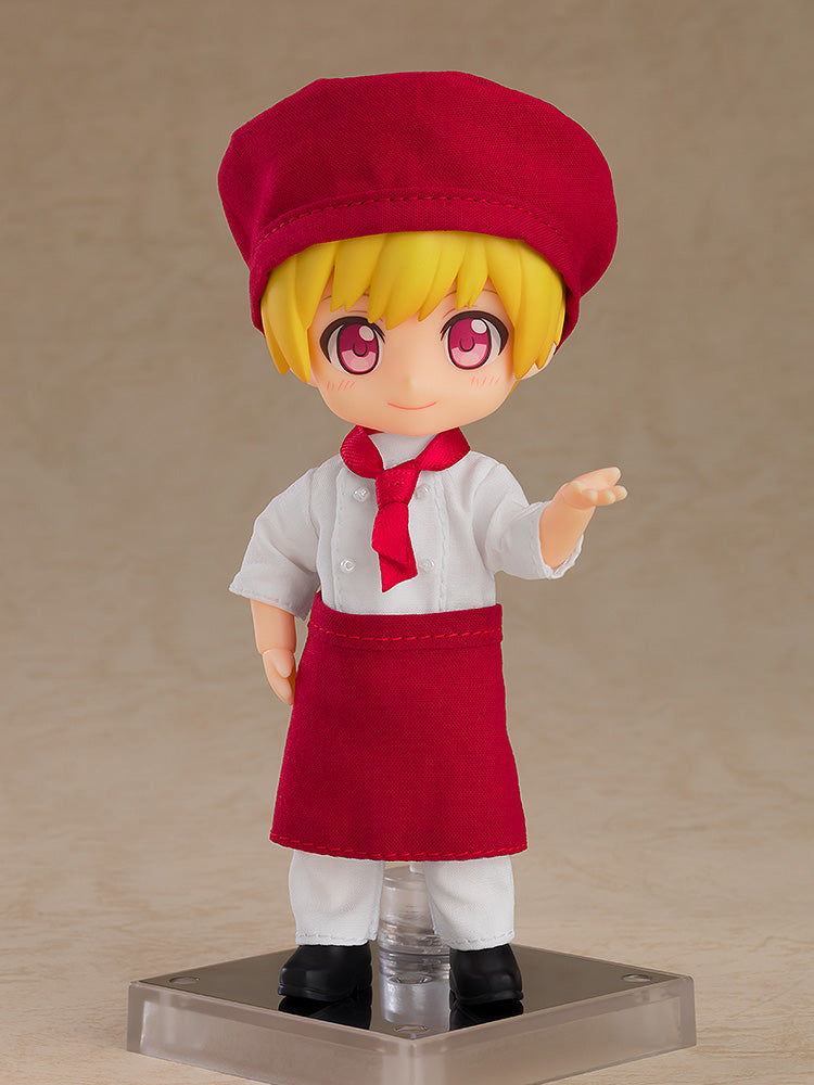 Good Smile Company Nendoroid Doll Work Outfit Set: Pastry Chef (Red)