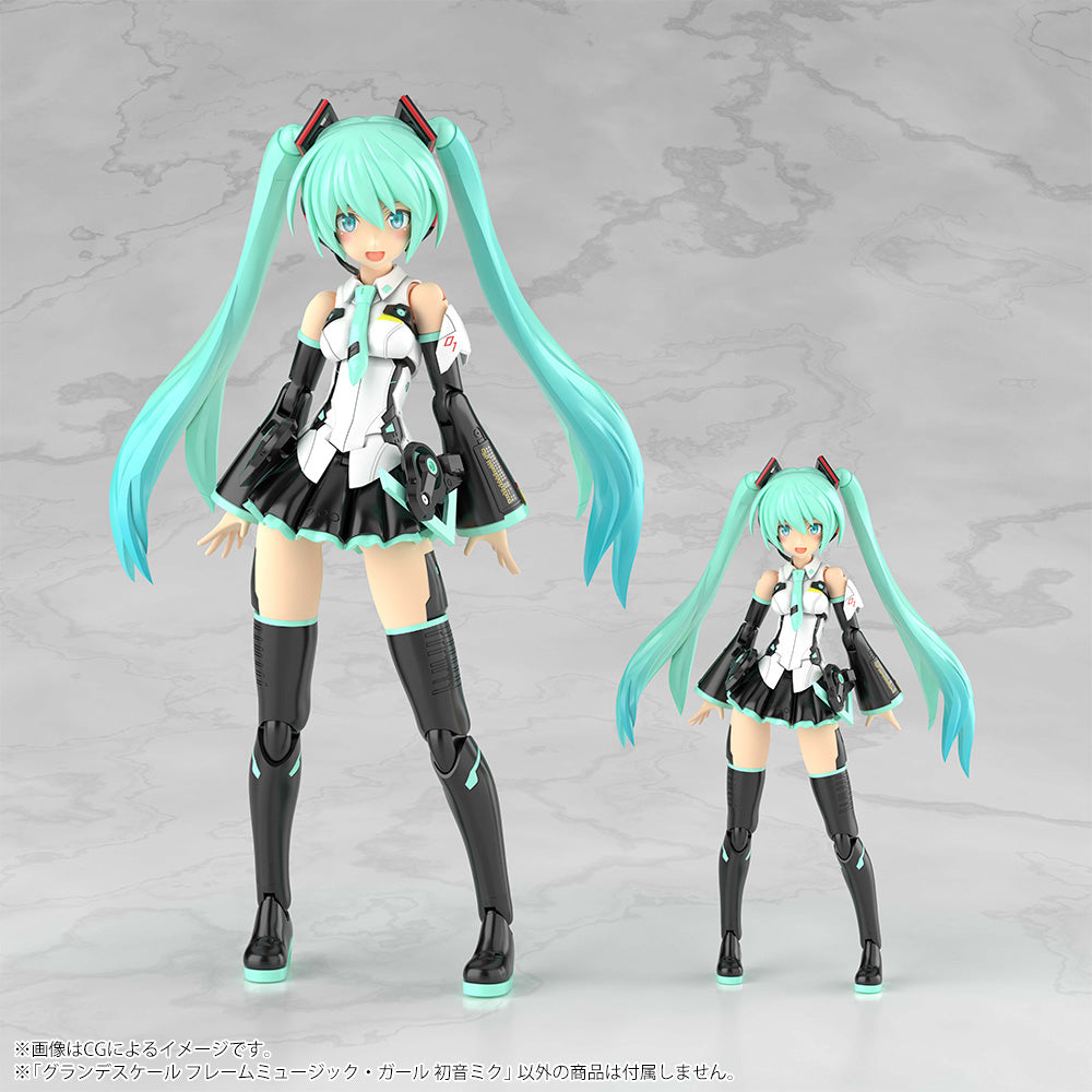 Kotobukiya GRANDE SCALE Frame Music Girl Hatsune Miku (Plastic model) (Vocaloid)