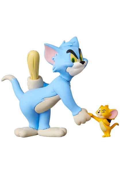 Medicom Toy UDF No.793 Tom and Jerry Classic Color Ver. Tom w/ Club and Jerry w/ Bomb (Completed) (Tom and Jerry)