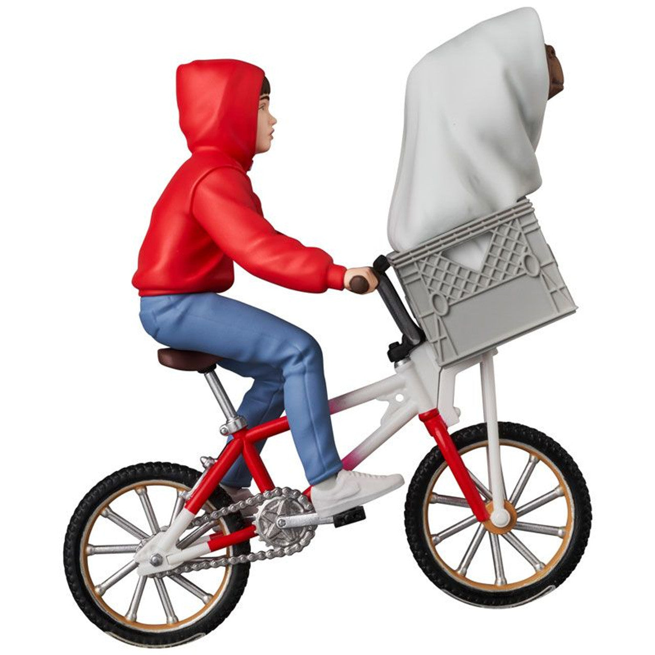 Medicom Toy UDF No.801 E.T. & Elliott w/ Bicycle (Completed) (E.T. the Extra-Terrestrial)