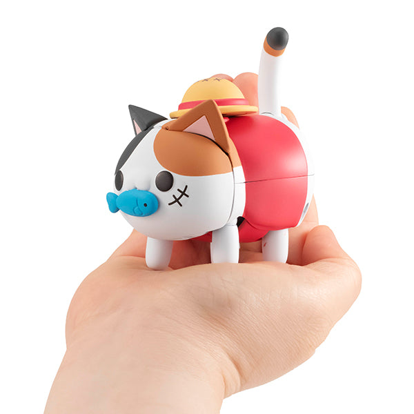 MegaHouse Mega Cat Project One Piece Tokotoko Nyanpiece Nyaan! Monkey D. Luffy (One Piece)
