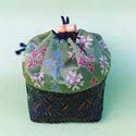 Portable Outdoor Tea Set (Nodate) — Basket, Pattern C — Takayama
