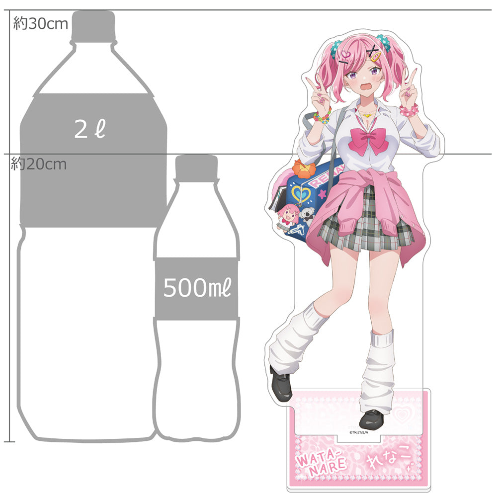 There's No Freaking Way I'll be Your Lover! Unless... Original Illustration Heisei Gal ver. Extra-Large Acrylic Stand Renako Amaori - Key-th