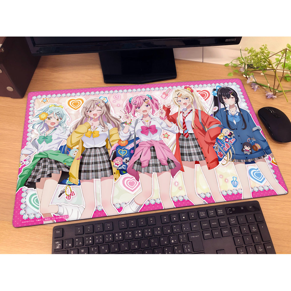 There's No Freaking Way I'll be Your Lover! Unless... Original Illustration Heisei Gal ver. Rubber Mat - Key-th